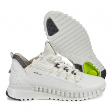 ECCO Sneaker Zipflex Low Dyneema-Leder weiss Damen